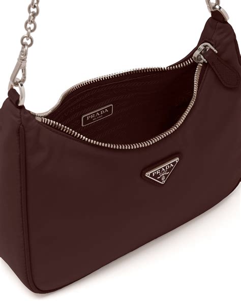 sac prada bandouliere nylon|prada nylon shoulder bag.